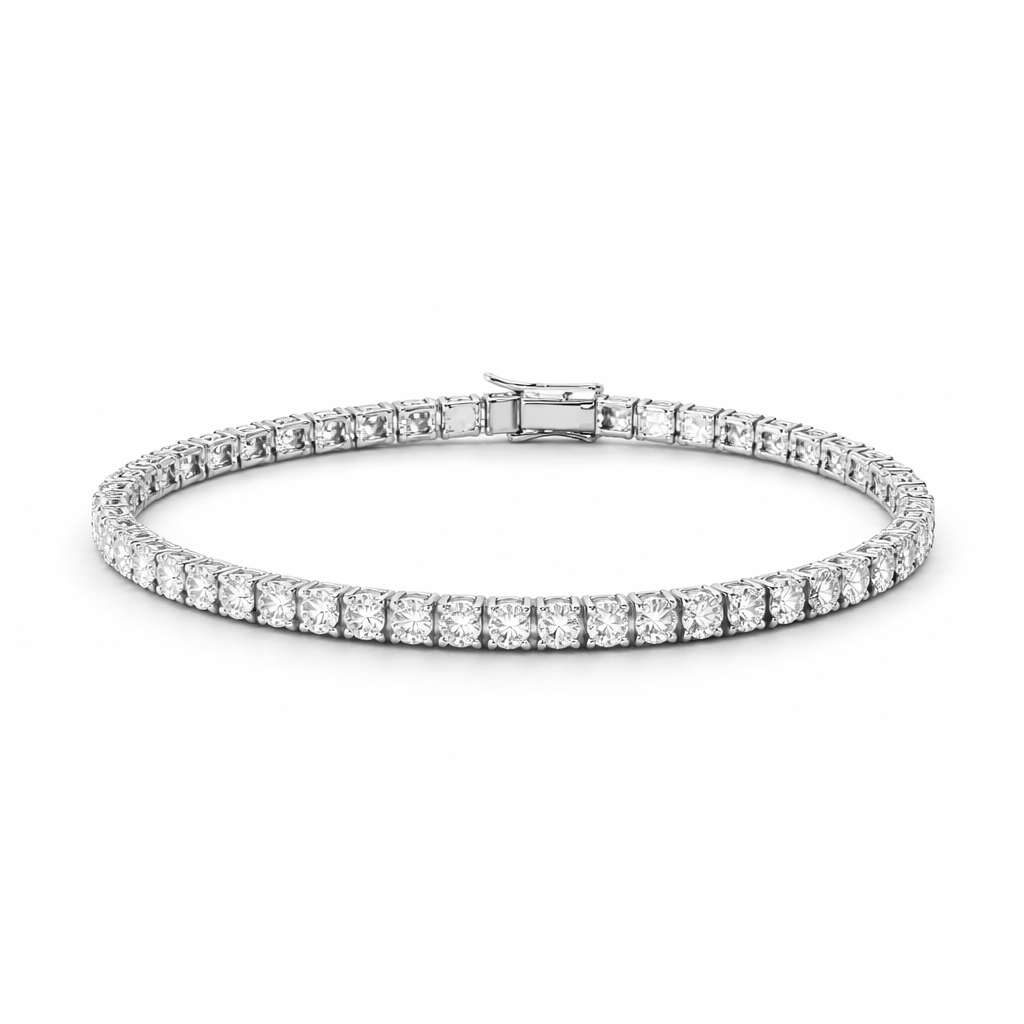 Khai Classic Lab Diamond Tennis Bracelet