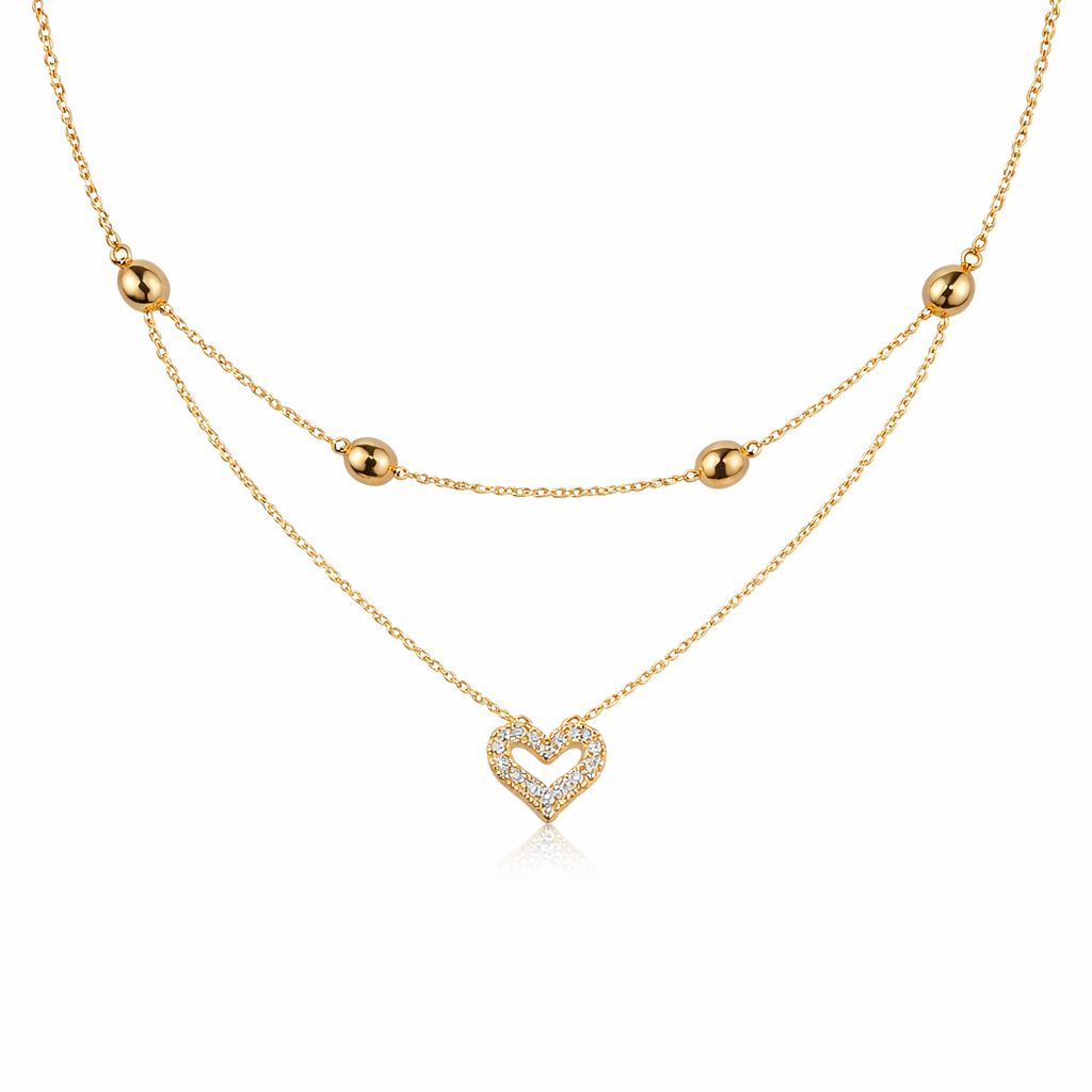 Khai Amour Heart Necklace